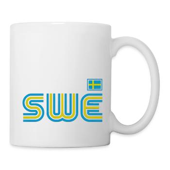 Schweden Schweden Flagge national norden skandinavia - Tasse - Weiß - Rechts