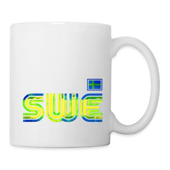 Schweden Schweden Flagge national norden skandinavia - Tasse - Weiß - Rechts
