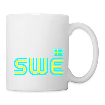 Schweden Schweden Flagge national norden skandinavia - Tasse - Weiß - Rechts