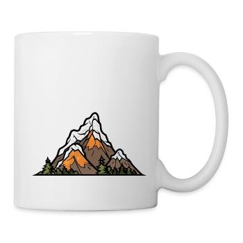 Berge Natur - Tasse - Weiß - Rechts
