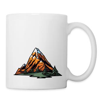 Mountains Landscape Symbol - Mug - white - Right