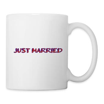 LOVE. COUPLE. JUST MARRIED. bachelorette party. SAINT VALENTINE. - Mug - white - Right