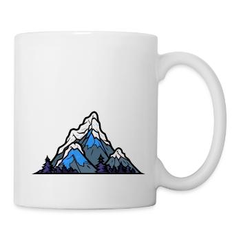 Berge Natur - Tasse - Weiß - Rechts