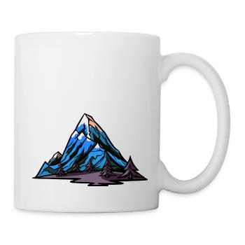 Mountains Landscape Symbol - Mug - white - Right