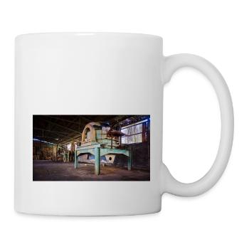 Urbex Photography | Verlassene rostige Maschine - Tasse - Weiß - Rechts