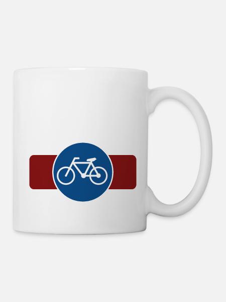 Fahrrad - Tasse - Weiß
