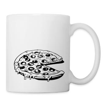 Pizza Fast Food Pizzeria - Tasse - Weiß - Rechts