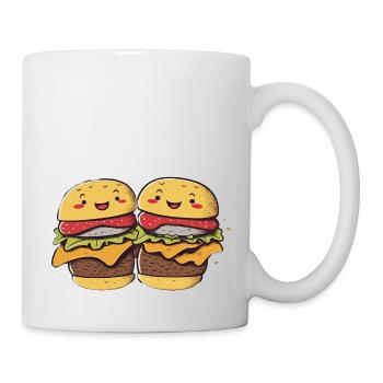 Hamburger Buddies - Tasse - Weiß - Rechts