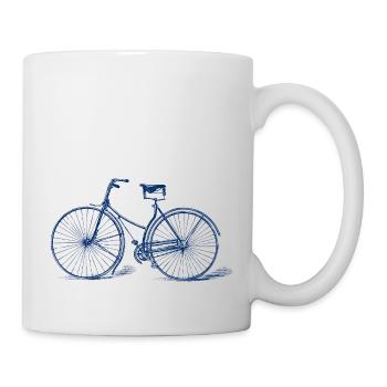 Fahrrad - Tasse - Weiß - Rechts