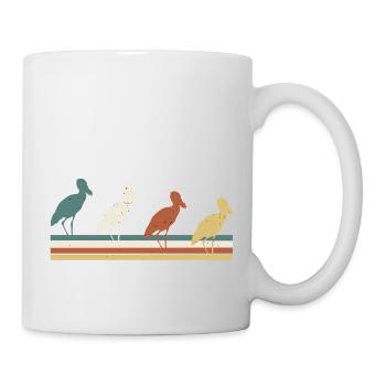 Shoebill Bird Ornithologist Forest I Gift - Mug - white - Right