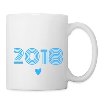 Born in 2018 boy - Mug - white - Right
