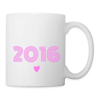 Born in 2016 girl - Mug - white - Right