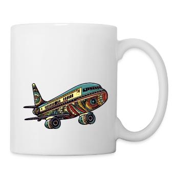 Africa airliner - Mug - white - Right
