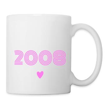 Born in 2008 daughter - Mug - white - Right