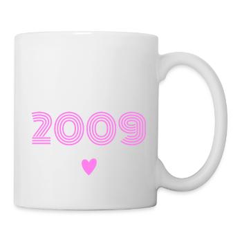 Born in 2009 girl - Mug - white - Right