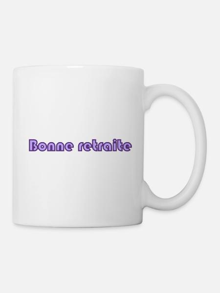 RETRAITE. RETRAITE. RETRAITEE. RETRAITE - Mug blanc - blanc