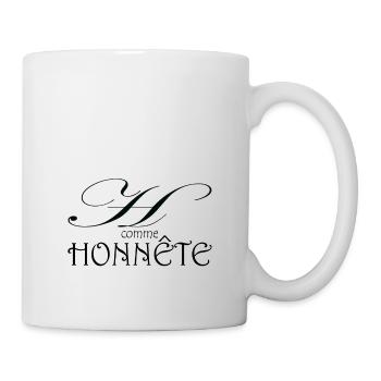 design masculin honnete - Mug blanc - blanc - Droite
