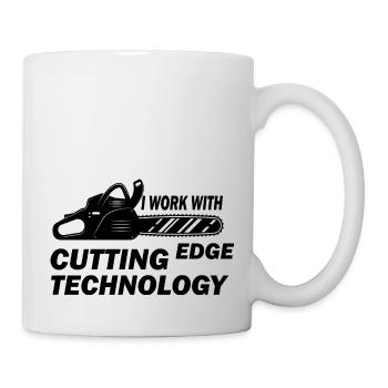 Handwerker Handyman Handwerk Werkzeug Baustelle - Tasse - Weiß - Rechts