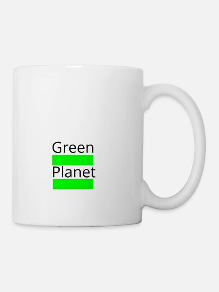Green Planet - Tasse - Weiß