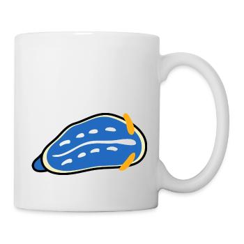 bunte meerestiere nacktschnecke - Tasse - Weiß - Rechts
