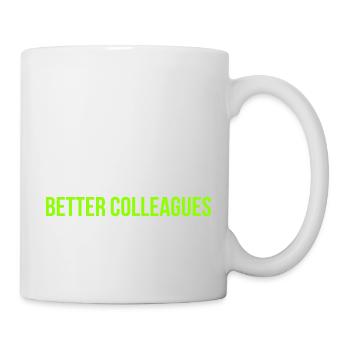 Work colleague farewell work English - Mug - white - Right