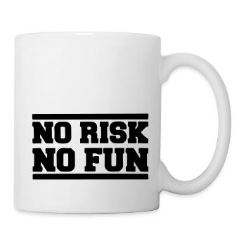 No risk no fun - Mug - white - Right