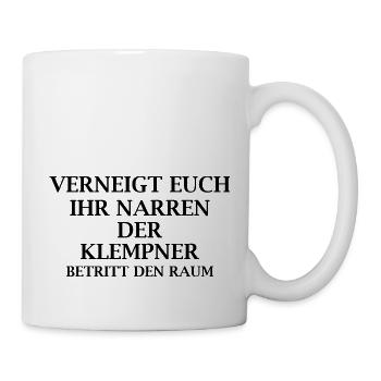 Handwerker Handyman Handwerk Werkzeug Baustelle - Tasse - Weiß - Rechts