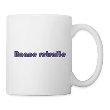 RETRAITE. RETRAITE. RETRAITEE. RETRAITE - Mug blanc - blanc - Droite