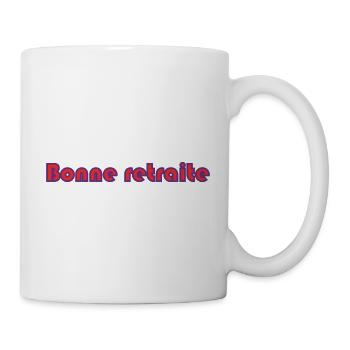 RETRAITE. RETRAITE. RETRAITEE. RETRAITE - Mug blanc - blanc - Droite