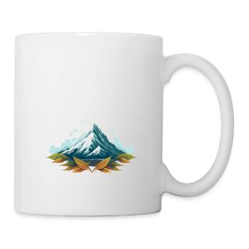 Berg - Tasse - Weiß - Rechts