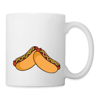 hotdogs - Tasse - Weiß - Rechts