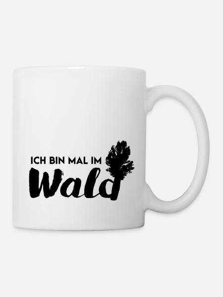 Im Wald - Tasse - Weiß