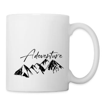 Abenteuer - Tasse - Weiß - Rechts