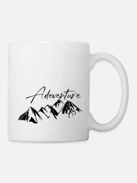 Abenteuer - Tasse - Weiß