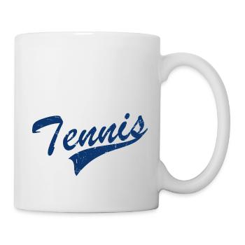 Vintage tennis - Mug - white - Right