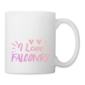 J’adore la fauconnerie - Mug blanc - blanc - Droite
