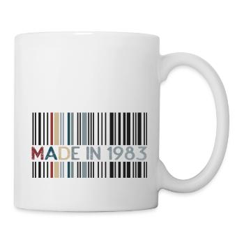 1983 Barcode-Jubiläum - Tasse - Weiß - Rechts