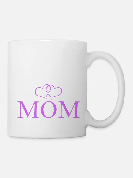 mom - Tasse - Weiß
