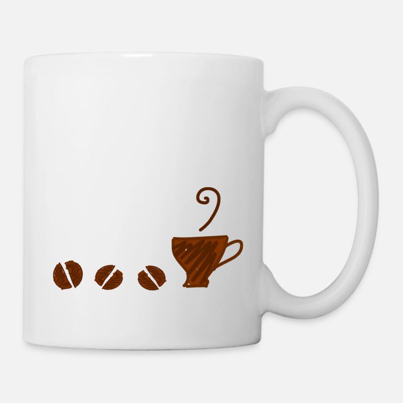 Kaffee - Tasse - Weiß