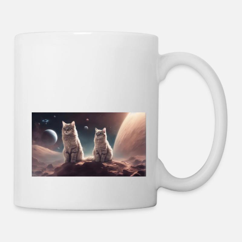 Cats in space - Mug - white