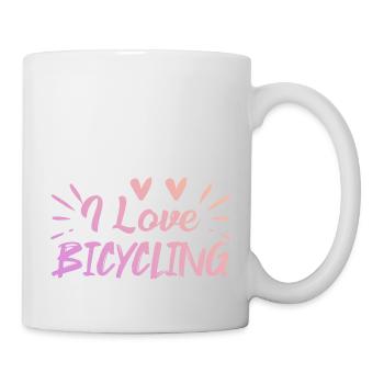I love riding a bike - Mug - white - Right