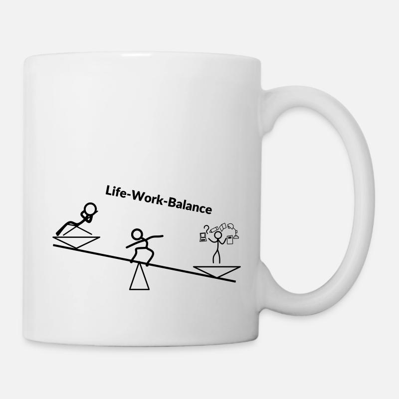 Life Work Balance - Mug - white