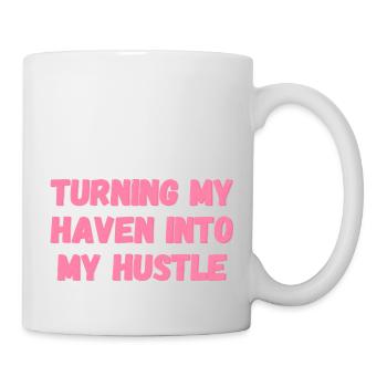 Turning My Haven into My Hustle gifts for homework - Mug - white - Right