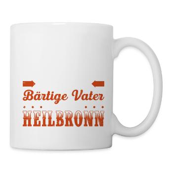 Dieser Coole Bärtige Vater Kommt Aus Heilbronn Vat - Tasse - Weiß - Rechts