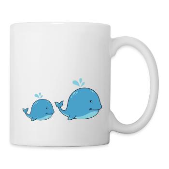 Sweet whales - Mug - white - Right
