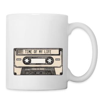 Vintage Cassette - Le temps de ma vie - Mug blanc - blanc - Droite