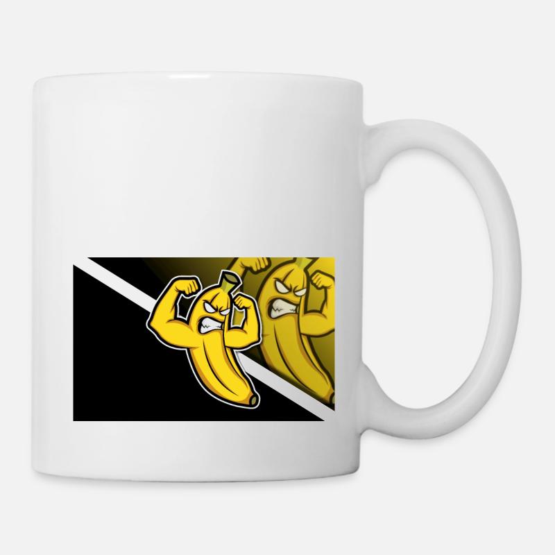 Banane forte - Mug blanc - blanc