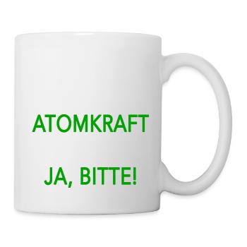 Atomkraft ja bitte - Tasse - Weiß - Rechts