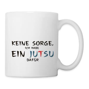 keine Sorge, ich habe ein Jutsu dafür, Spruch - Tasse - Weiß - Rechts