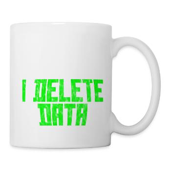 I Delete Data 3 - Tasse - Weiß - Rechts